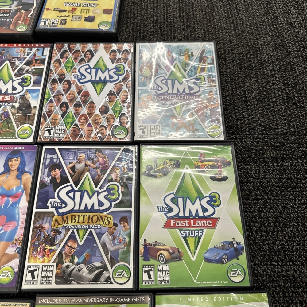 The Sims 2-3-4 PC Bundle Base 17 Pack Excellent Used Condition - Picture 5 of 9